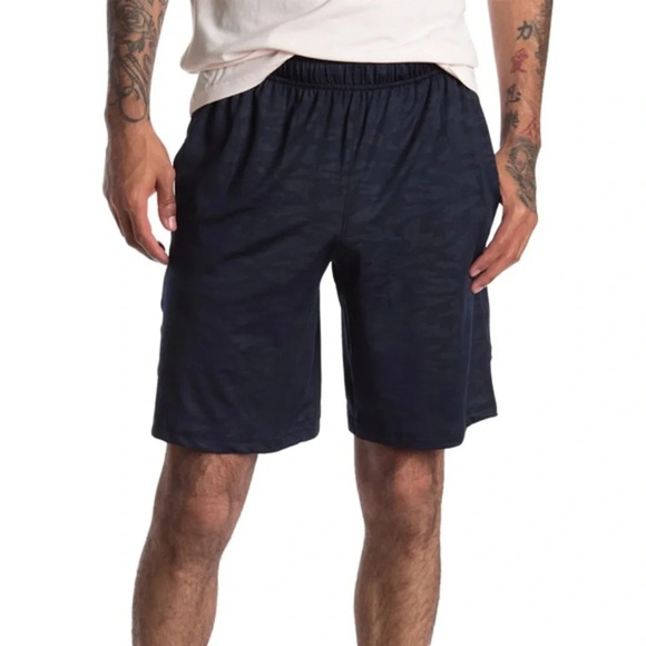 90 DEGREE BY REFLEX Embossed Basketball Shorts - Picture 1 of 7